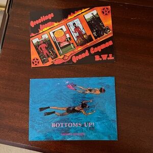 Greetings from Hell & Cayman Islands Postcards